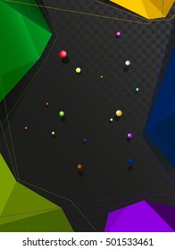Abstract colorful report cover template design. Business brochure document layout for company presentations.