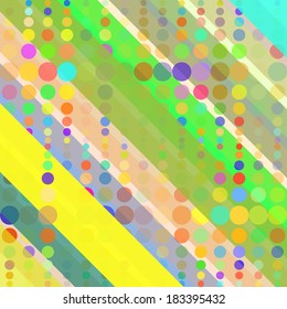 Abstract Colorful Retro Background. Vector
