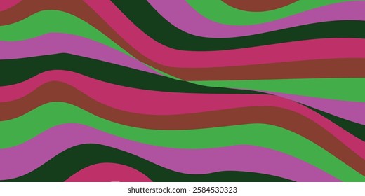 Abstract colorful retro psychedelic trippy background. Vector illustration design.