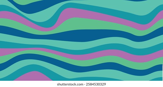 Abstract colorful retro psychedelic trippy background. Vector illustration design.