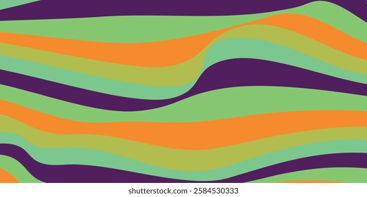 Abstract colorful retro psychedelic trippy background. Vector illustration design.