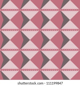 Abstract colorful rhombus pattern