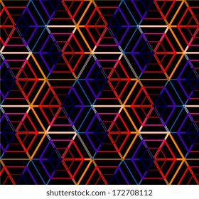 abstract colorful rhombus pattern background