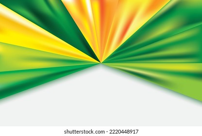 Resumen Diseño de vectores de fondo blanco y focalizado de cintas coloridas