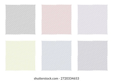 Abstrato Anel colorido Círculos ponto contornado padrão e fundo Vetor ilustração.