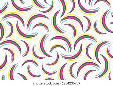 Abstract colorful Ripple water background design