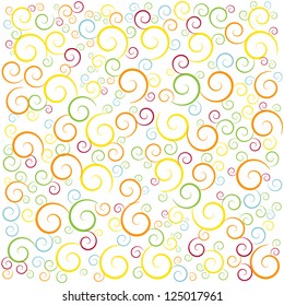 abstract colorful roll