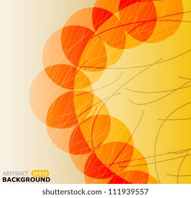 abstract colorful round background