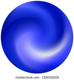 Abstract colorful round background. Cool backdrop in style of 90th, 80th. Trendy soft color element. Blue effective modern screen design for brochure, calendar, cards or invitation.