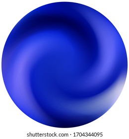 Abstract colorful round background. Fashionable backdrop in style of 90th, 80th. Trendy soft color sphere. Blue effective modern screen design for brochure, calendar, cards or invitation.