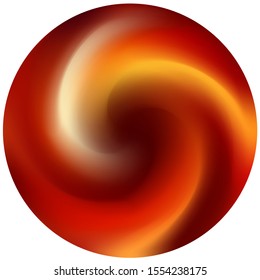 Abstract colorful round background. Trendy soft color concept. Simple backdrop in style of 90th, 80th. Red effective modern screen design for brochure, calendar, cards or invitation.