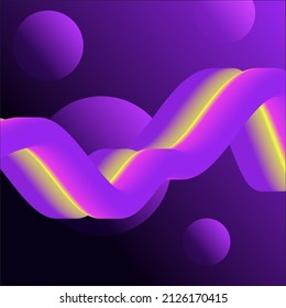 Abstract colorful rounded diagonal circle pattern on blurred background. Vector graphic illustrator.