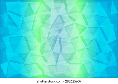 abstract colorful rumpled triangular background  