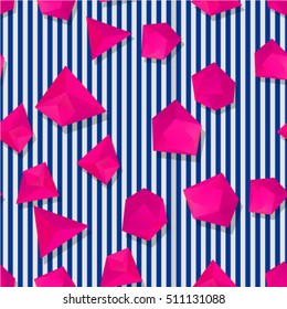 Abstract colorful seamless background with geometric elements