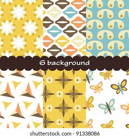 abstract colorful seamless backgrounds