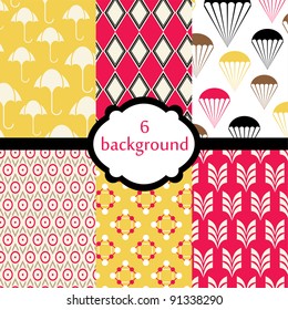 abstract colorful seamless backgrounds
