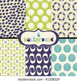 abstract colorful seamless backgrounds