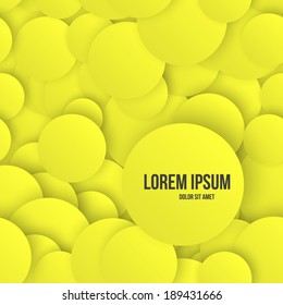 Abstract Colorful Seamless Circles Background. Vector illustration