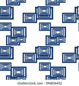 Abstract colorful seamless geometric pattern. Vector background for print onto fabric, textile and wallpaper. 