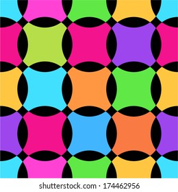 Abstract colorful seamless pattern.