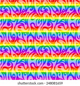 Abstract colorful seamless pattern.