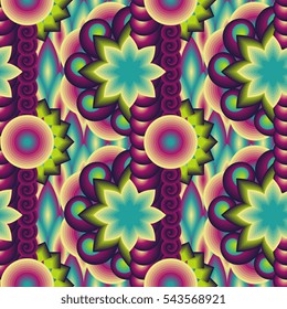 Abstract colorful seamless pattern