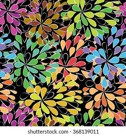 Abstract colorful seamless pattern background