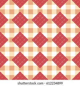 Abstract colorful seamless pattern for background texture.
