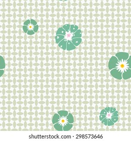 Abstract colorful seamless pattern with cactus Peyote