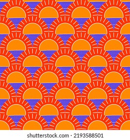 Abstract colorful seamless pattern concept.