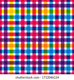 Abstract colorful seamless pattern. Design element for banner, wrapping paper, wallpaper or fabric. Vector illustration.