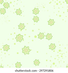 Abstract colorful seamless pattern with dried chips of cactus San-Pedro
