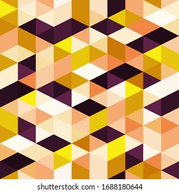 Patrón abstracto y transparente de formas geométricas. Fondo del vector