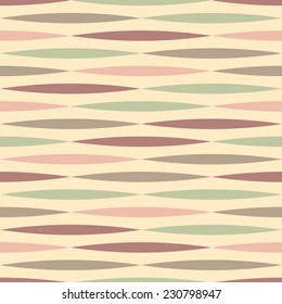 Abstract colorful seamless pattern of geometric shapes in vector. Wave lines backgrounds.