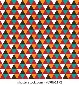 Abstract colorful seamless pattern. geometric wallpaper background illustration.