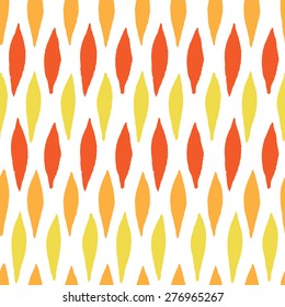 Abstract colorful seamless pattern with multicolored petals. Vector background.