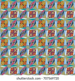 Abstract colorful seamless pattern for new background.
