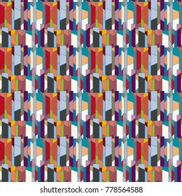 Abstract colorful seamless pattern for new background.