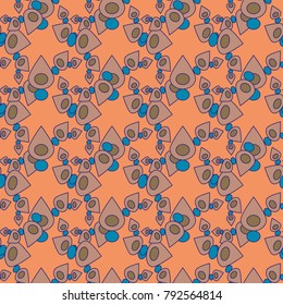 Abstract colorful seamless pattern for new background.