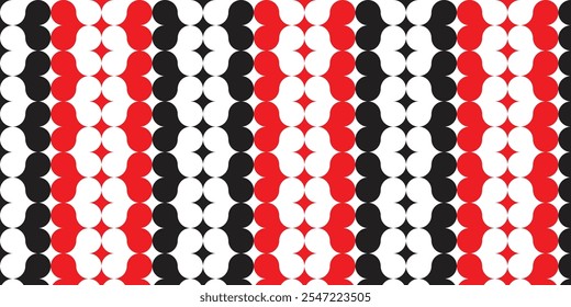 abstract colorful seamless pattern with red and black hearts for textile, creative painting. hearts pattern for print. vintage print.