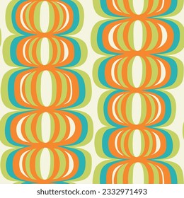 Abstract colorful seamless pattern with round shapes