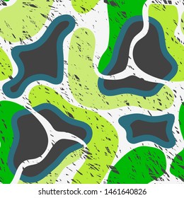 Abstract colorful seamless pattern for textile, clothes.