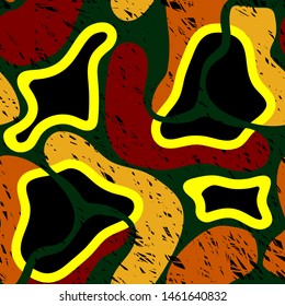 Abstract colorful seamless pattern for textile, clothes.