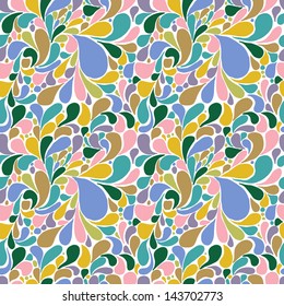 Abstract colorful seamless pattern. Vector illustration.