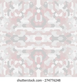 Abstract colorful seamless pattern. Vector art mosaic retro 