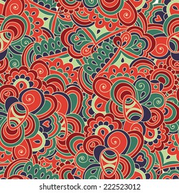 Abstract colorful seamless vector art