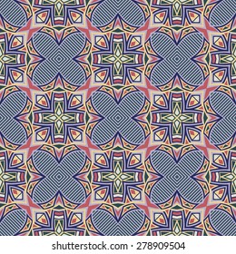 Abstract colorful seamless vector background