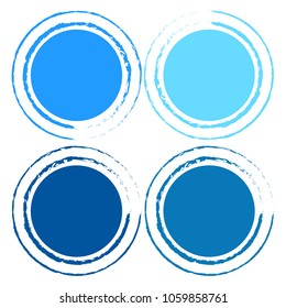 Abstract colorful set of circles vector