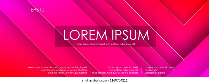 Abstract Colorful Shadow and Liquid Creative Templates. Used on Flyers Banners Web Poster Booklet Card Brochure. Gradient Geometric Design Memphis Trendy Music Beats. Vector illustration. EPS 10.