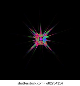 abstract colorful shape